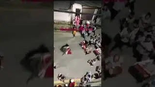 Dog Attacked Red Devil Lakhe #nepal #culture #ancient #watchtillend #accidentnews #newariculture