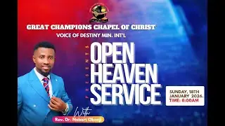 OPEN HEAVEN SERVICE WITH DR. NOBERT OKONJI || DAY 14 ||18/1/2026 || YEAR OF UNUSUAL SPEED