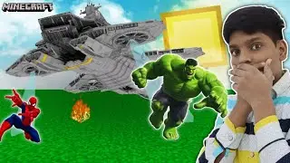 SPIDERMAN or HULK IN MINECRAFT | Spizy Gamer