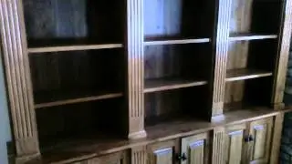 Terry Coady oak book shelves