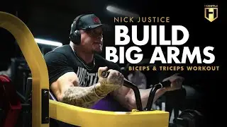 Накачать большие руки с профессиональным бодибилдером IFBB Ником Джастисом | Тренировка бицепсов ...