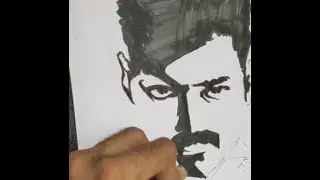 Vector drawing |Thalapathy Vijay kathiresan | Kathi