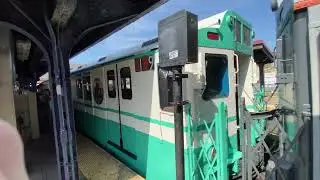 NYTM R10/R16 Train Of Many Metals departing Brighton Beach - Parade Of Trains (9/17/22) [4K 30FPS]