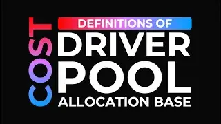 Cost Driver, Cost Pool, and Cost Allocation Base