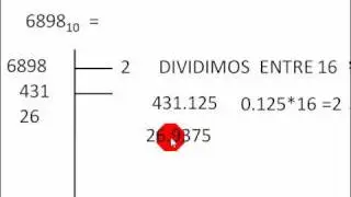 ¿Cómo Convertir un número Decimal a Hexadecimal?