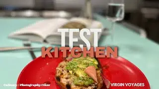 The Test Kitchen aboard Virgin Voyages' Scarlet Lady!