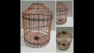DIY : How to make a Paper Bird Cage | Easy craft