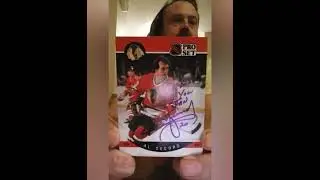 autograph fisherman featured players ron Sutter al secord