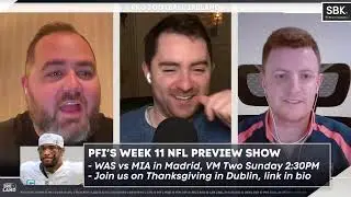 Pro Football Ireland NFL Week 11 Preview Show - The Irish NFL Podcast