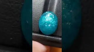 Neon blue Apatite cabochon 11.40 CTS www.puritygems.etsy.com
