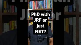 PhD with JRF or just NET? #jrfpreparation #ugcnetenglish