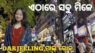 Darjeeling Mall Road Nightlife | ଏଠାରେ ସବୁ ମିଳେ | Dipak Odia Vlogs #odiavlog 