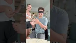 Тот, кто угадает больше закусок с завязанными глазами, ВЫИГРЫВАЕТ&hellip;