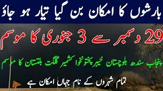 Rains, Snowfall And Gusty Winds Expected | Punjab weather report | Mosam ka hal |