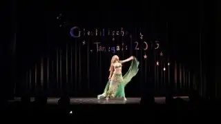 Anja Madlener performing Mayyadah's Raks Sharki Choreography