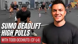 Level 4 CrossFit Coach teaches sumo deadlift high pulls