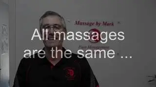 Massage Misconceptions #1 - All Massages Are The Same