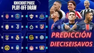 MIS PREDICCIONES DE LOS DIECISEISAVOS DE CHAMPIONS 😱⚽ &iquest;QUI&Eacute;N CAE Y QUI&Eacute;N SIGUE?