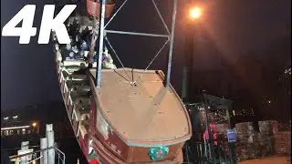 Viking’s Rage (Winterfest) (4K 60fps) Off Ride Footage Canada’s Wonderland HUSS Pirate Ship
