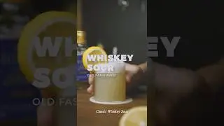 Immersive bartending - Whiskey sour #cocktails  #cocktails  #cocktailvlogs  #immersive