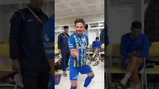 Muşspor soyunma odası | Ersel Aslıy&uuml;ksek dans show🎵 Kadir yanık dansı🔥 #dance