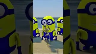 GTA 5 Epic Ragdoll - Spider-Man vs Color Minion Falls & Fails GTA V #shorts #gtav #shortsfeed