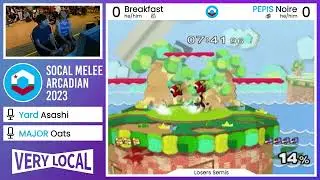 SoCal Melee Arcadian 2023 - Breakfast (Fox) vs. Noire (Falco) - Winners' Pools