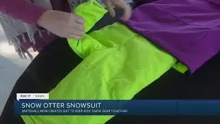 Mom Creates Snow Otter Snowsuit