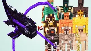 Minecraft Golems vs The Leviathan &ndash; Titanic Boss Battle!