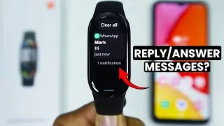 Can I Reply/Answer Messages in Xiaomi Smart Band 10?