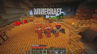 BUILDING A HOUSE! DID NOT GO AS PLANNED... Trio Minecraft Ep. 2