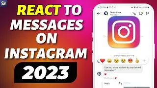 How to React to Messages on Instagram  (2023)!
