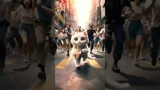 Cute cat stole #cat #cuteanimal #cartoon #momocat #kitten #3danimation