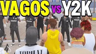VAGOS VS Y2K, FIGHT NEAR FYB'S HOOD,5 GUNS AS COMPENSATION,GTA V RP SOULCITY 2.0 BY ECHO RP