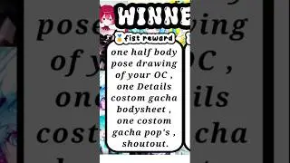 // CLOSED \\⚠️‼️#fanartcontest#animeeart#drawing#ibispaintx#gacha#gachaart#oc