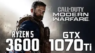 Call of Duty Modern Warfare on Ryzen 5 3600 + GTX 1070Ti 1080p, 1440p benchmarks!
