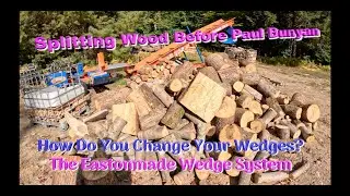 Winter Therapy - How Do You Change Your Wedge? #firewood #woodsplitter #eastonmade
