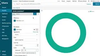 Creating a Pie Chart visualization in Kibana to show TOP 10 HTTP Response codes