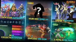 UPDATE NEW HERO 131 | X.BORG MCGG SKIN | NEW STARLIGHT SKIN 2025 | REVAMP LEGEND SKIN | MLBB UPDATE