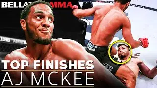 A.J. McKee's TOP 10 Fight Finishes | Bellator MMA