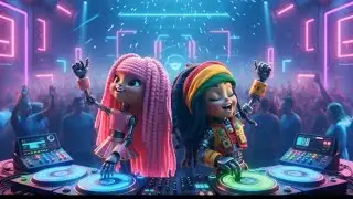 Reggae Robot Dance Party | Come Dance with us @reggaerobots