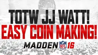 94 OVERALL JJ WATT! | Easy Method To Make Coins In MUT 16 | Market Monday!