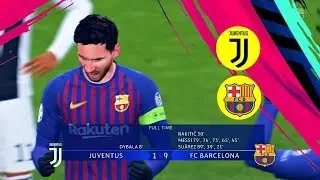 FIFA 2019 PS4 Gameplay ► Barcelona Vs Juventus ( 10 - 1 ) Champions League Final