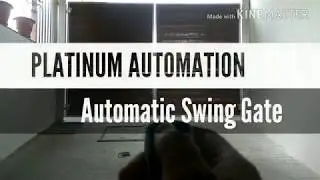 Remote Operated Swing Gate / PLATINUM AUTOMATION / Automatic Residential Gate