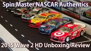 2015 Spin Master NASCAR Authentics: Wave 2 HD Unboxing and Review