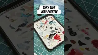 Changing the paper on my wet palette #warbosstae #miniaturepainter #warhammer #warhammer40k