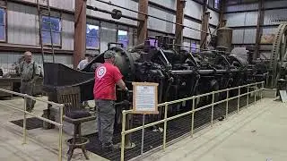 600 HP Snow Pipeline Compressor Engine Start and Run