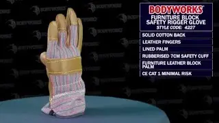 4227 Bodyworks Furniture Block Rigger Gloves