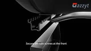 Gazzyt black racing seat with durable mount installation video