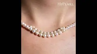 HiPearl Elegant 3-5mm Freshwater Pearl Strand Necklace Gift For Her